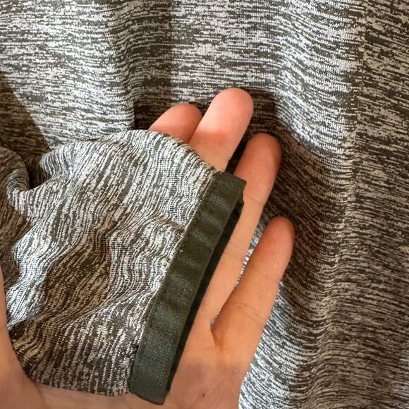 Under Armour Womens M/L Olive Heathered Hoodie Top - Picture 6 of 8